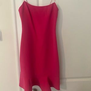 Likely “banks dress” in Pink. Size 0